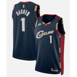 Men Cleveland Cavaliers  1 James Harden Navy 2026 Classic Edition Stitched Basketball Jersey