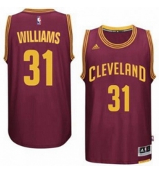 Mens Cleveland Cavaliers 31 Deron Williams adidas Burgundy Player Swingman Road Jersey 