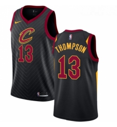 Womens Nike Cleveland Cavaliers 13 Tristan Thompson Swingman Black Alternate NBA Jersey Statement Edition