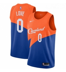 Youth Nike Cleveland Cavaliers 0 Kevin Love Swingman Blue NBA Jersey City Edition
