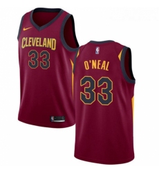 Youth Nike Cleveland Cavaliers 33 Shaquille ONeal Swingman Maroon Road NBA Jersey Icon Edition