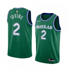 Men Dallas Mavericks 2 Kyrie Irving Green Classic Edition Stitched Basketball Jersey