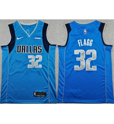 Men Dallas Mavericks 32 Cooper Flagg Blue 2025 Icon Edition Stitched Basketball Jersey