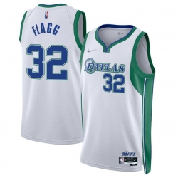 Men Dallas Mavericks 32 Cooper Flagg White 2025 Draft City Edition Stitched Basketball Jersey