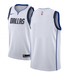 Men NBA Dallas Maverick Blank White  Nike Jersey