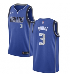 Men Nike Dallas Mavericks 3 Trey Burke Royal NBA Swingman Icon Edition Jersey