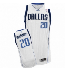 Mens Adidas Dallas Mavericks 20 Doug McDermott Authentic White Home NBA Jersey 