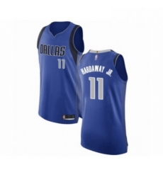 Mens Dallas Mavericks 11 Tim Hardaway Jr Authentic Royal Blue Basketball Jersey Icon Edition 