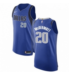 Mens Nike Dallas Mavericks 20 Doug McDermott Authentic Royal Blue Road NBA Jersey Icon Edition 