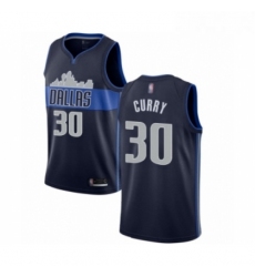 Womens Dallas Mavericks 30 Seth Curry Authentic Navy Blue Basketball Jersey Statement Edition 