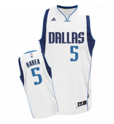 Youth Adidas Dallas Mavericks 5 Jose Juan Barea Swingman White Home NBA Jersey