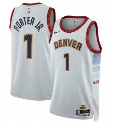 Men Denver Nuggets Michael Porter Jr. #22 Nike City Edition Swingman Jersey