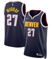 Men's Nike Jamal Murray Navy Denver Nuggets #21 Swingman Jersey Icon Edition