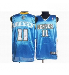 Nuggets 11 Chris Andersen Stitched Baby Blue NBA Jersey 