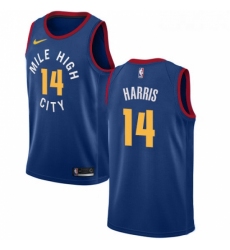 Womens Nike Denver Nuggets 14 Gary Harris Swingman Light Blue Alternate NBA Jersey Statement Edition