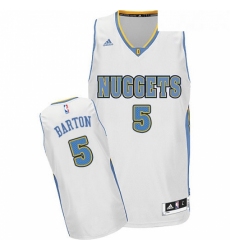 Youth Adidas Denver Nuggets 5 Will Barton Swingman White Home NBA Jersey