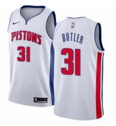 Youth Nike Detroit Pistons 31 Caron Butler Swingman White Home NBA Jersey Association Edition