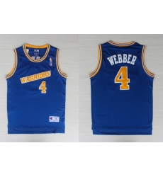 Adidas NBA Golden State Warriors 4 Webber Swingman Throwback Blue Jersey
