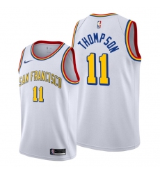 Klay Thompson Golden State Warriors #11 Men 2019-20 Classic Edition Jersey