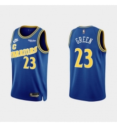 Men Golden State Warriors 23 Draymond Green 2022 Classic Edition Royal Stitched Basketball Jersey