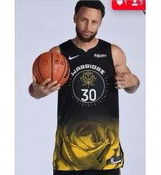 Men Golden State Warriors 30 Stephen Curry 2022 2023 Black City Edition Stitched Basketball JerseyS