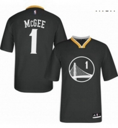 Mens Adidas Golden State Warriors 1 JaVale McGee Authentic Black Alternate NBA Jersey