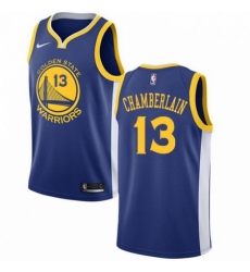 Mens Nike Golden State Warriors 13 Wilt Chamberlain Swingman Royal Blue Road NBA Jersey Icon Edition