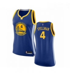 Womens Golden State Warriors 4 Omari Spellman Swingman Royal Blue Basketball Jersey Icon Edition 