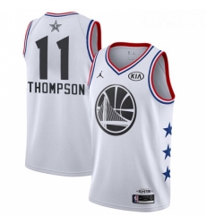 Womens Nike Golden State Warriors 11 Klay Thompson White NBA Jordan Swingman 2019 All Star Game Jersey