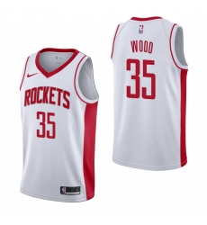 Men Nike Houston Rockets 35 Christian Wood Men 2019 20 Association Edition White Stitched NBA Jersey