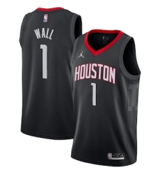 Men's Houston Rockets John Wall Black Nike Association Swingman Jersey