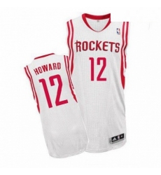Revolution 30 Rockets 12 Dwight Howard White Home Stitched NBA Jersey