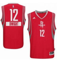 Rockets 12 Dwight Howard Red 2014 15 Christmas Day Stitched NBA Jersey