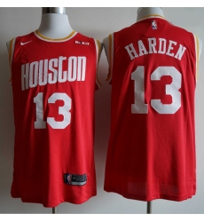 Rockets 13 James Harden Red Nike Retro Swingman Jersey