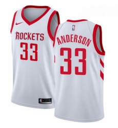 Womens Nike Houston Rockets 33 Ryan Anderson Swingman White Home NBA Jersey Association Edition
