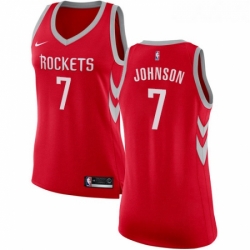 Womens Nike Houston Rockets 7 Joe Johnson Swingman Red NBA Jersey Icon Edition 