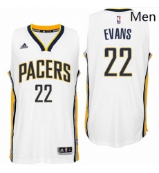 Indiana Pacers 22 Jeremy Evans 2016 Home White New Swingman Jers