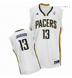 Mens Adidas Indiana Pacers 13 Mark Jackson Swingman White Home NBA Jersey