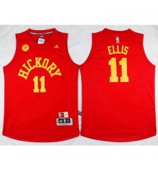 Pacers 11 Monta Ellis Red Hardwood Classics Stitched NBA Jersey 
