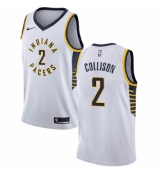 Womens Nike Indiana Pacers 2 Darren Collison Authentic White NBA Jersey Association Edition 