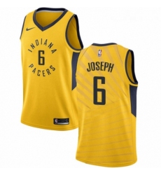 Womens Nike Indiana Pacers 6 Cory Joseph Authentic Gold NBA Jersey Statement Edition 
