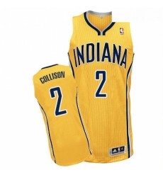 Youth Adidas Indiana Pacers 2 Darren Collison Authentic Gold Alternate NBA Jersey 