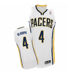 Youth Adidas Indiana Pacers 4 Victor Oladipo Authentic White Home NBA Jersey 