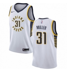 Youth Nike Indiana Pacers 31 Reggie Miller Authentic White NBA Jersey Association Edition