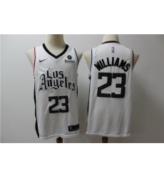 Clippers 23 Lou Williams White City Edition Nike Swingman Jersey