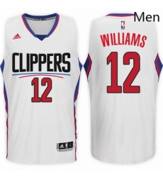 Los Angeles Clippers 12 Louis Williams Home White New Swingman Stitched NBA Jersey 