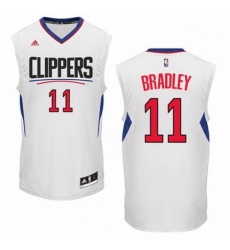 Mens Adidas Los Angeles Clippers 11 Avery Bradley Swingman White Home NBA Jersey 