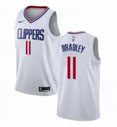 Mens Nike Los Angeles Clippers 11 Avery Bradley Authentic White NBA Jersey Association Edition 