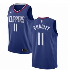 Mens Nike Los Angeles Clippers 11 Avery Bradley Swingman Blue Road NBA Jersey Icon Edition 