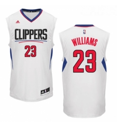Womens Adidas Los Angeles Clippers 23 Louis Williams Authentic White Home NBA Jersey 